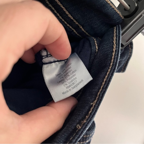 Dark Blue Jean Skort - Picture 5 of 6